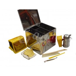 Pour les apiculteurs : Caisse à outils en bois complète - Tool box