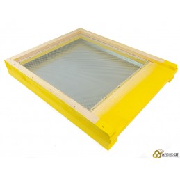 Plateau bois 10 cadres aération totale jaune