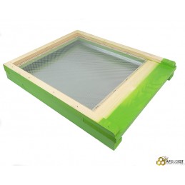 Plateau bois 10 cadres aération totale vert