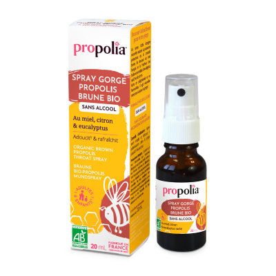 Spray gorge propolis brune...